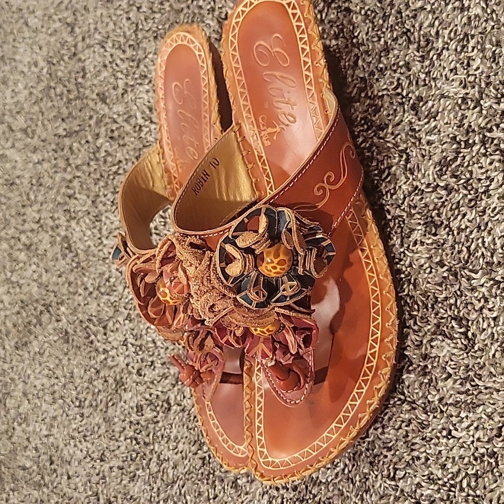 Elite Corkys Leather sandels - Picture 3 of 5
